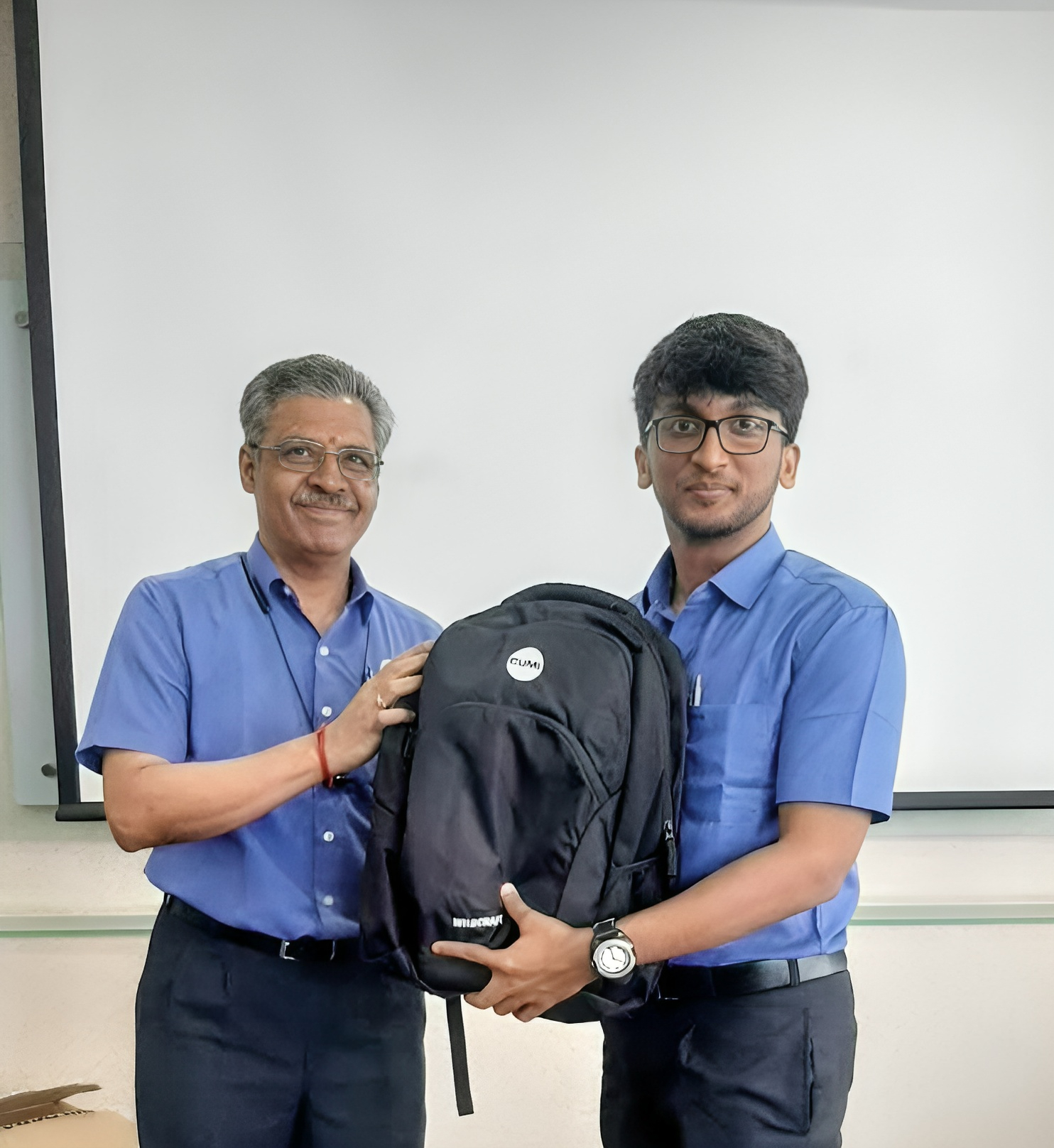 Joining day at Carborundum Universal Limited